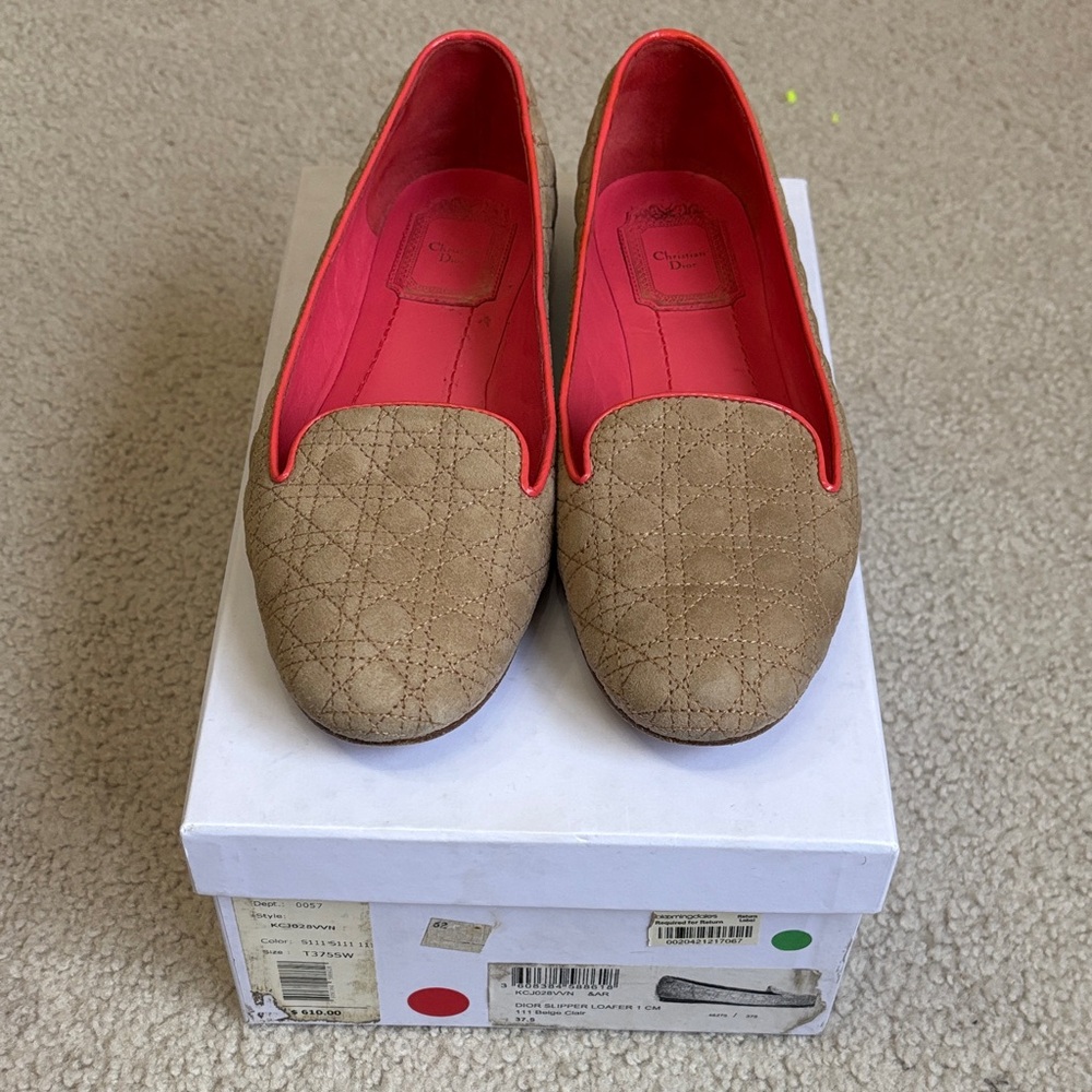 CHRISTIAN DIOR slipper loafers